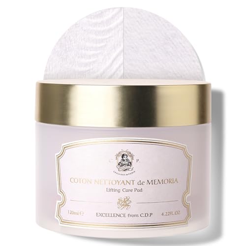 [CHALLANS de Paris] Coton NETTOYANT de Memoria ? Calming & Revitalizing Toner Pads with Botanical Essence, Hydrating Dual-Texture Pads for Smooth, Comforted Skin, K-Beauty Daily Care