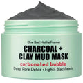 Elizabeth Mott Carbonated Bubble Detox Clay Mask ? Korean Skincare for Deep Pore Cleansing, Acne, Blackheads & Oil Control ? Charcoal Face Mask for Breakouts & Smooth Skin ? Cruelty-Free, 3.53 oz