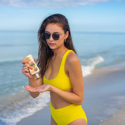 Panama Jack Sunscreen Tanning Lotion - SPF 8, PABA, Paraben, Gluten & Cruelty Free, Antioxidant Moisturizing Formula, Water Resistant (80 Minutes), 6 FL OZ