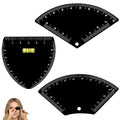 3 Pieces Eyebrow Ruler, Brow Mapping Tool, for Precise Eyebrow Shaping and Mapping