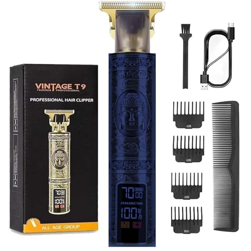 Ergonomic Hair Clipper for Men (Powder Blue)