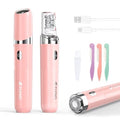 Facial Hair Remover for Women, 2-in-1 Epilator for Women with LED Light USB Rechargeable Portable Electric Epilators Painless Lady Shavers for Face, Lip, Chin, Leg, Arms, Bikini