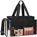 TANTO Extra Large Makeup Bag, Makeup Artist Kit Bag with Divider Professional Cosmetic Bag Organizer Hair Stylist Organizer Bag Mobile Pro Makeup Storage Case Duffle Tote Bag for Makeup Beauty Lover