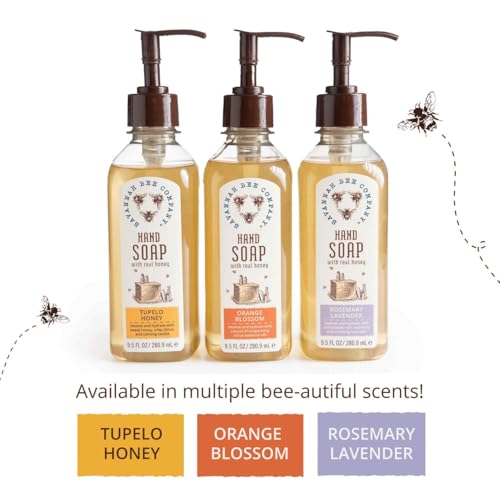 Savannah Bee Company Liquid Hand Soap - Natural Hand Soap with Essential Oils
