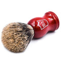 Parker Premium Handmade ¡°Long?Loft¡± 3?Band Pure Badger Shaving Brush with Rosewood Handle & Stand ? Dense 22?mm Knot for Luxurious Lathering