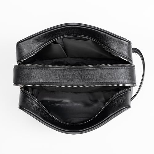 Toiletry Bag for Men - Leather Toiletry Bag for Men - Mens Toiletry Travel Bag -Travel Bag for Toiletries