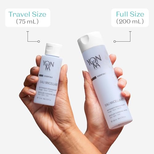 Yon-Ka Eau Micellaire Micellar Water and Cleansing Makeup Remover Gentle Face Wash with to Remove Impurities Hydrate Paraben-Free