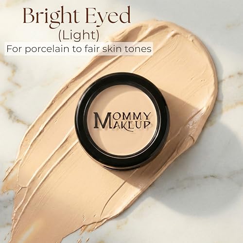 Mommy's Little Helper Concealer in Bright Eyed (Light) - Under Eye Concealer, Face Coverup, Eyeshadow Base | Stays On All Day, Covers Dark Circles, Blemish & Bruises by Mommy Makeup