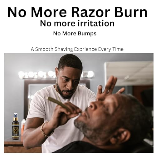 Black Widow Pro Shave Solution ? No-Mess Shave Spray Lotion with Hint of Mint, Hydrating Slick Shaving Lotion for Men & Women, Reduces Razor Burn & Skin Irritation for Smooth, Comfortable Shaves