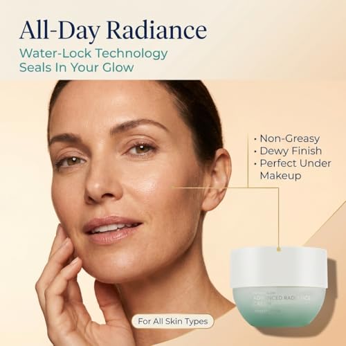 SEACRET Minerals Bio Skin Glow Advanced Radiance Cream, Deeply Hydrating Facial Moisturizer, 1.7 Fl Oz / 50 ml