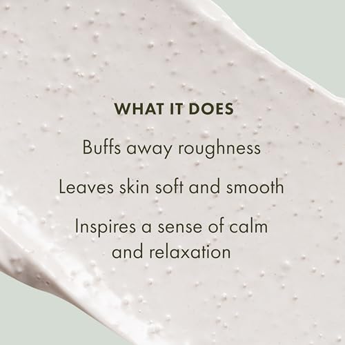 Origins Peace of Mind Exfoliating Body Scrub | Smooths Rough Skin | With Bamboo, Peppermint, Basil and Eucalyptus Blend, 6.7 Fl Oz