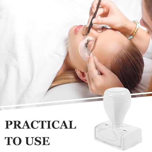 MERRYHAPY Lower Eyelash Stamp: Reusable Makeup Tool for Quick Application Eyelash Stamp with Ink for Natural Looking Bottom Lashes Essential Lash Extension Tool for Beginners