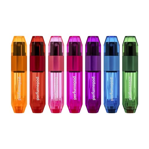 Travalo Perfume Pod Ice Travel Perfume Atomizer - High Definition Mini Pump Sprayer - Travel TSA Approved - Easy Fill - Leak Proof - Green - 0.6oz