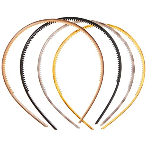 GOODY WoMens Classics Headband Pattern, Assorted, 4 Count
