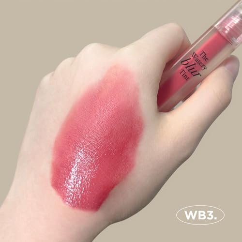 MERZY The Watery Blur Velvet Tint ? Vegan Long-Lasting Lip Tint with Soft Matte Finish ? Gel-to-Powder Texture, High-Pigment Color #03 UNVELIED PETAL, 0.13 fl oz