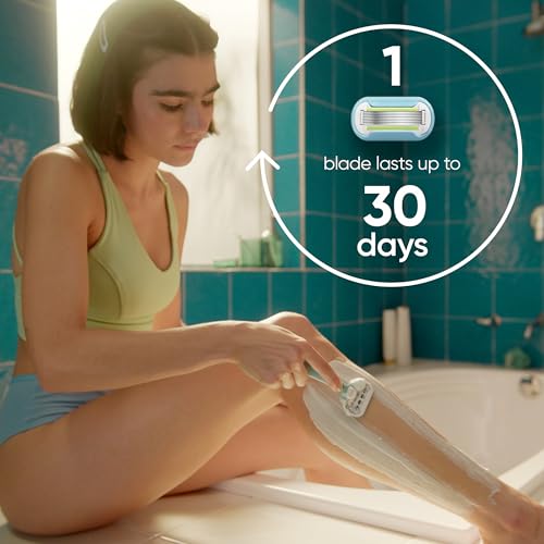 Gillette Venus Extra Smooth Women¡¯s Razor Blades, 5-Bladed Razor Refills, 8 Count