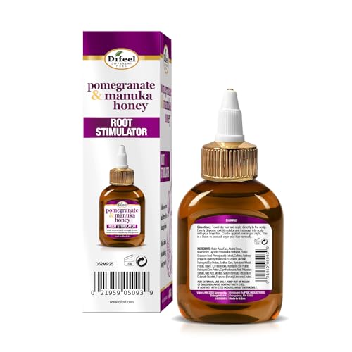 Difeel Pomegranate & Manuka Honey Root Stimulator 2.5 oz. - Deep Scalp & Hair Oil Treatment