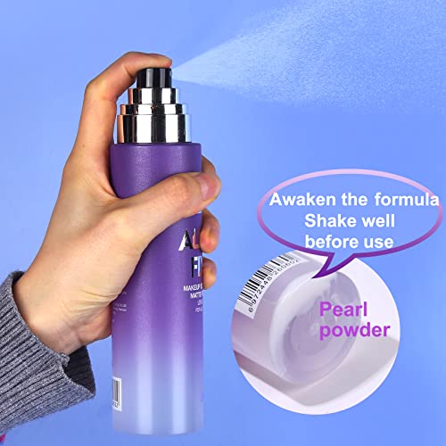 UCANBE Makeup Setting Spray - Matte Finishing Spray Long Lasting Face Mist, Oil Control Lightweight Hydrate Make Up Spray, 6.7 Fl Oz Large Size