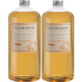 A LA MAISON French Liquid Hand Soap Refill, Provence Lemon - Natural Hand Wash Made with Essential Oils - Biodegradable, Plant-Based, Vegan, Cruelty-Free, Alcohol & Paraben Free (33.8 oz, 2 Pack)