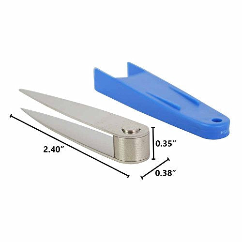 Big Horn 19082 All Purpose Mini Stainless Steel Pocket Splinter Precision Expert Tweezer