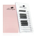 Premium Eyelash Extension Tray Lash Applicator Reusable Glass Tile & Pre-Measured Guided Step-by-Step Lines for Easy Application (L)