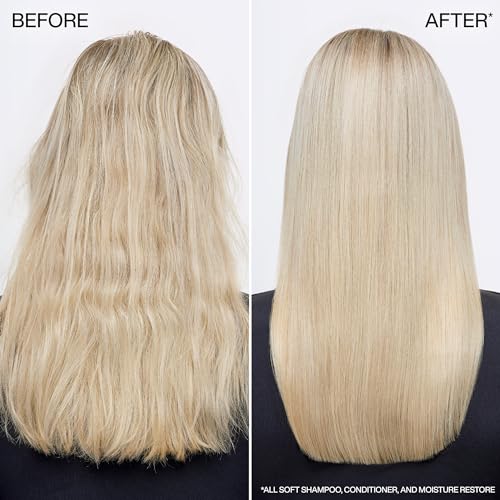 Redken All Soft Moisture Restore Leave-In Treatment For Dry, Brittle Hair - Hair Treatment For Humidity, Heat and Frizz Protection
