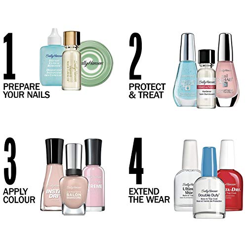 Sally Hansen Nail Treatment Maximum Growth¢ç Nail Strengthener | Base Coat & Nail Protectant | Triple Protein & Silk Formula for Strong, Healthy Nails