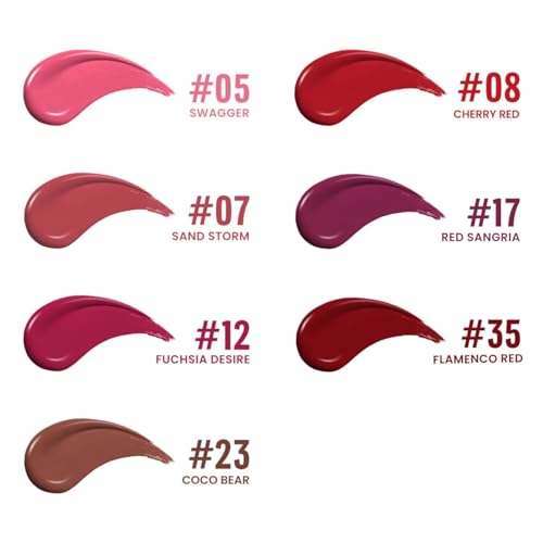 CHARMACY Lip Gloss Lasting Waterproof Velvet Moisturizing Liquid Lipstick Professional Non-stick Cup Lip Glaze Makeup #08
