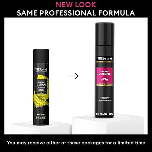TRESemm? Dry Shampoo Spray, Volume Clean 6-Pack ? Refreshes & Absorbs, Warm Petals, 7.3 Oz Ea