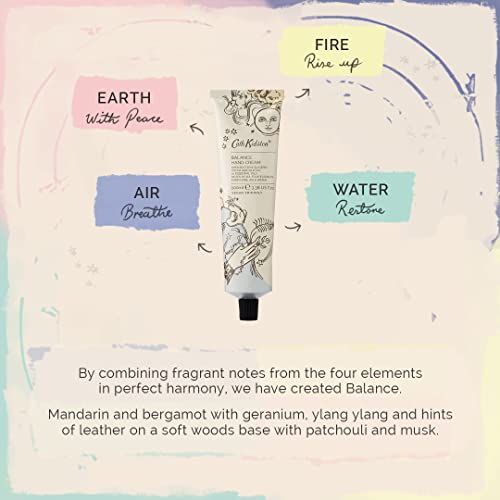 Cath Kidston Balance Hand Cream With Twist Key | Enriched With Shea Butter & Essential Oils | Cruelty Free & Vegan Friendly | 100ml