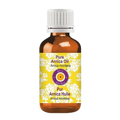 d?ve herbes Arnica Oil (Arnica Montana) | Infused | Pure | Non-Sticky | Lightweight | for Facial Care | Men & Women | 30ml (1 oz)