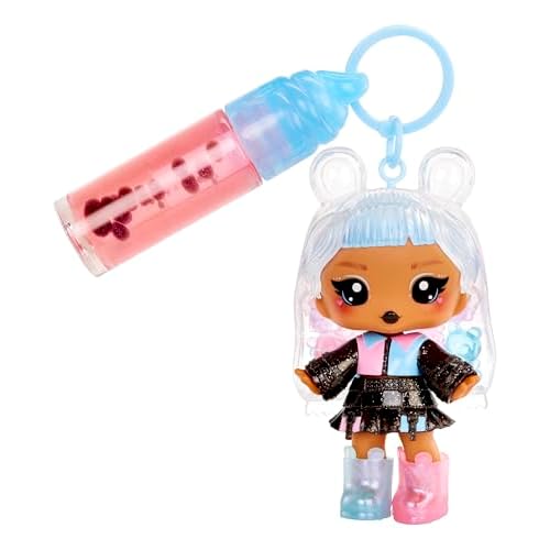 Yummiland Lip Gloss Doll: Sour Sweeties - Gabi Gummybear Includes DIY Lip Gloss + Removable Keychain, Cosmetic Play, Collectible, Ages 4+