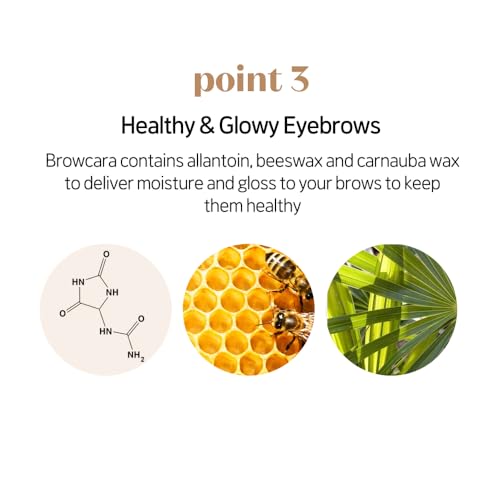 ETUDE Color My Brows, Brow Mascara, 3D Natural Coloring, Beeswax & Carnauba Wax, Moisturizing Brow Care, Eyebrow tint, Soft Gel Texture, Korean Makeup, Beauty, Red Brown (0.152 Fl Oz)