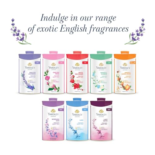 Yardley English Lavender Perfumed Talc | 250g ( 8.81 Ounce) | Pack of 1