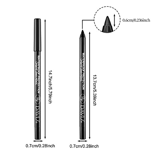 15PCS Colorful Eyeliner Pen Set, Eye Shadow Pencil, Pearl & Matte Metallic Glitter Eyeliner for Women, Eye & Lip Liner, Professional Eye Makeup Set