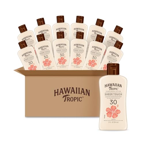 Hawaiian Tropic Sheer Touch Lotion, SPF 30, 2oz (Pack of 12)