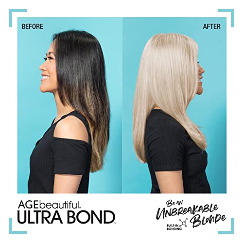 AGE beautiful Permanent Powder Hair Lightener with Ultra Bond Building | Strengthens, Protects & Nourishes | Lifts up to 9+ Levels | For Lightening & Highlights