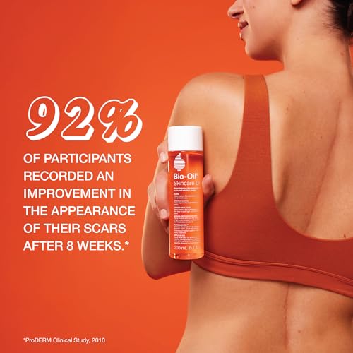 Bio-Oil Skincare Body Oil Bundle, Serum for Scars & Stretch Marks, Face and Body Moisturizer with Vitamin E & A for Sensitive Dry Skin, 4.2 oz and 2 oz Bottles