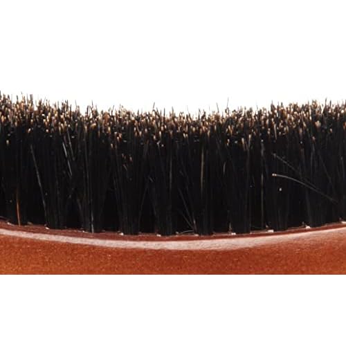 Diane medium firmness reinforced boar bristle, curved military style wave mens hair brush, d8175 (Pack of 2)