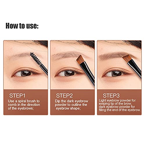 Eyebrow Powder, Brow Powder Brow Long Lasting Eyebrow Powder Brow Powder for Makeup