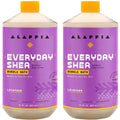 Alaffia Everyday Shea Bubble Bath, Cleanse, Soothe & Moisturize Skin, Made with Fair Trade Shea Butter, Cruelty Free, No Parabens, Vegan, Lavender, 2 Pack ? 32 Fl Oz Ea