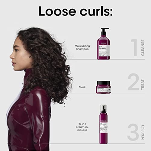 L'Or?al Professionnel Paris Curl Expression Anti Buildup Shampoo - Gently Cleanses & Eliminates Buildup For Curly and Coily Hair Types, Sulfate, Paraben & Silicone-Free