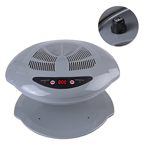 Professional Nail Polish Dryer, 400W, Dual Temperature Air Dryer for Hands and Feet, Grey, 110V