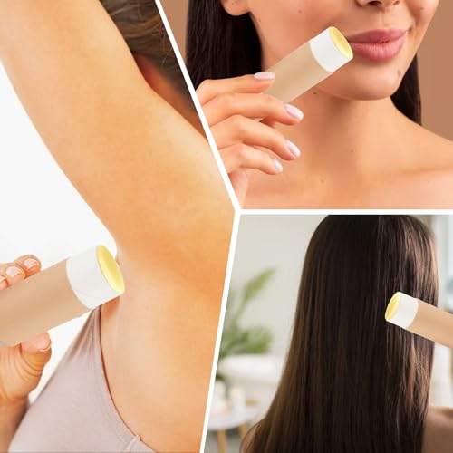 NICENEEDED 5 Pcs 2.1 oz Paperboard Cardboard Deodorant Containers, Empty Kraft Paperboard Tubes Push-Up Style Tubes, Lip Balm Containers Compostable Round Body Lotion Sticks Tube