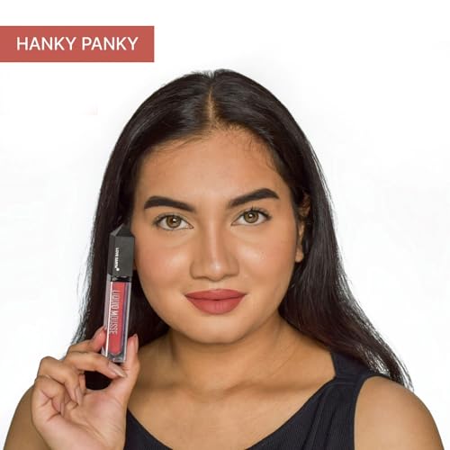 Love Earth Liquid Mousse Lipstick - Matte Finish | Lightweight, Non-Sticky, Non-Drying,Transferproof, Waterproof | Lasts Up To 12 Hours With Vitamin E And Jojoba Oil - (6 ml (Pack Of 1)