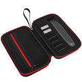 LinMei Hard Travel Carrying Case Compatible with One Blade, Series XT5 Hybrid Electric Trimmer and Shaver Black (Black-Red)