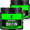 Beard Butter-Maximum Concentration Biotin,with Castor Oil and Argan & Jojoba Oils, Promotes Beard Growth, Styles, Strengthens & Softens Beards ,Unruly Beards While Relieving Itch,2 Ounce*2(2 Pack)