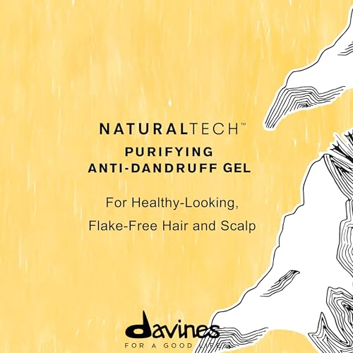Davines Naturaltech Purifying Gel, Clarifying & Anti-Dandruff for Dandruff (Oily or Dry) - With Dandelion Phytoceuticals - Treatment for Oily or Dry Dandruff, 5.07 Fl Oz