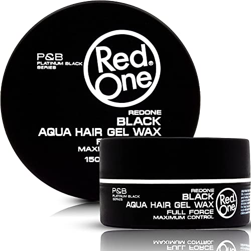 Redone Hair Styling Wax Black 150ml | Extra Hold | Gel Wax | Lime Scent | Long Lasting & Shiny Finish | For Men & Women | Professional Hair Styling Formula | Maximum Control & Smooth Texture