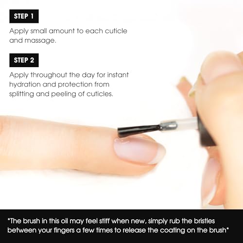 Deborah Lippmann It's A Miracle Intense Therapy Cuticle Oil | Nourishes and Repairs with 10 Essential Oils | 10 Free, Vegan Formula, No Animal Testing